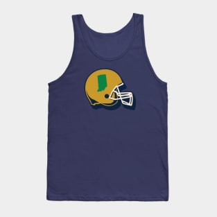 South Bend, Indiana Football Helmet Tank Top